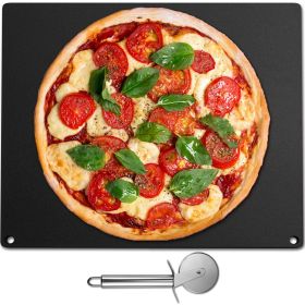 VEVOR Steel Pizza Stone for Oven, Steel Pizza Plate, A36 Steel Baking Steel Pizza Stone for Grill (default: default)